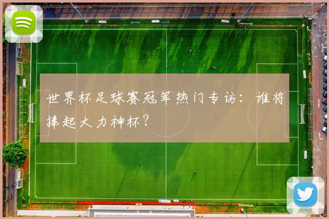 世界杯足球赛冠军热门专访：谁将捧起大力神杯？